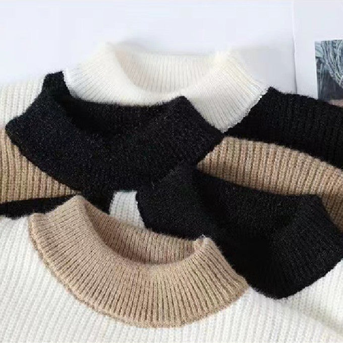 Sweter dzianinowy w paski Brenno