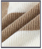Sweter dzianinowy w paski Brenno