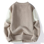 Sweter blokowy Alvano Chenille