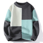 Sweter blokowy Alvano Chenille