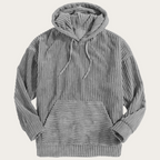 Bluza z kapturem z drewna