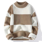 Sweter dzianinowy w paski Brenno