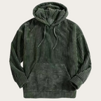 Bluza z kapturem z drewna