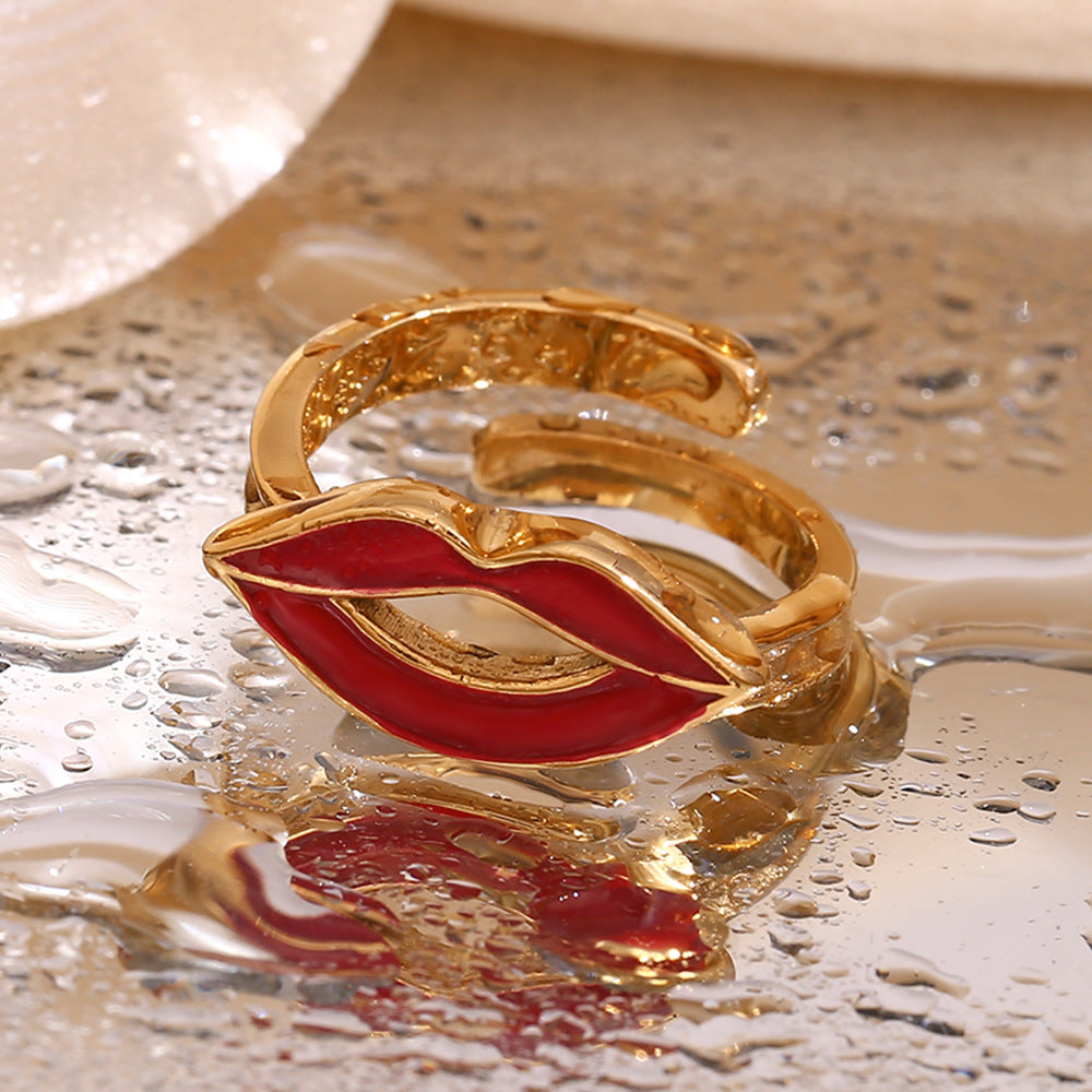 The Red Kiss Ring