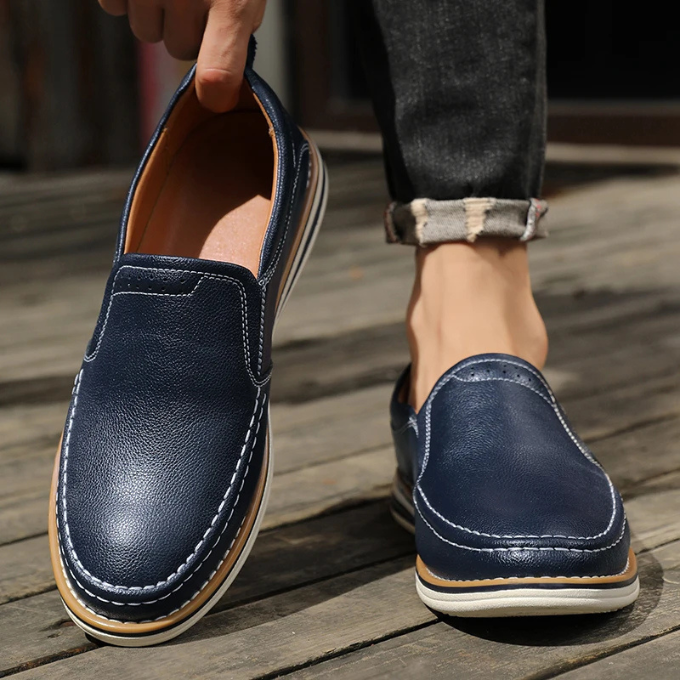 The Cooper Mocs Genuine Leather Loafers