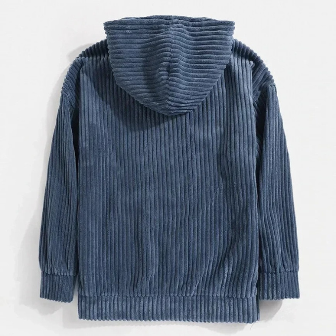 Bluza z kapturem z drewna