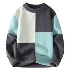 Sweter blokowy Alvano Chenille