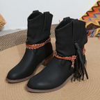 Buty kostki rodeo frędzkie