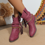 Buty kostki rodeo frędzkie