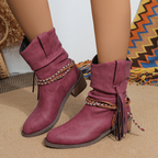 Buty kostki rodeo frędzkie