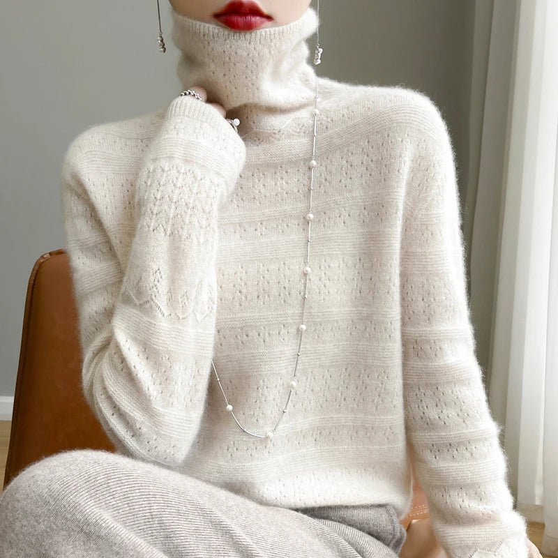 Sweter z wełny Camille wełniany