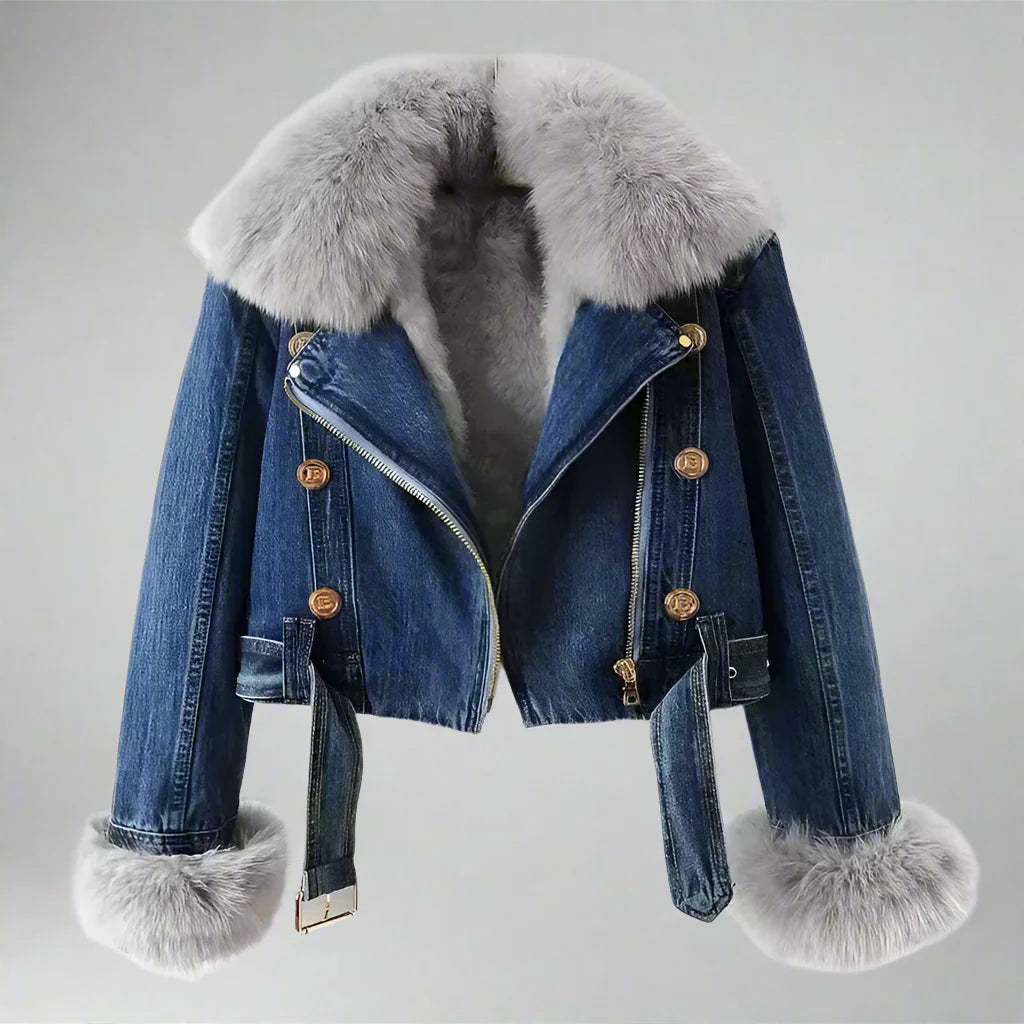 Monroe Fur Flar Juinm Jacket