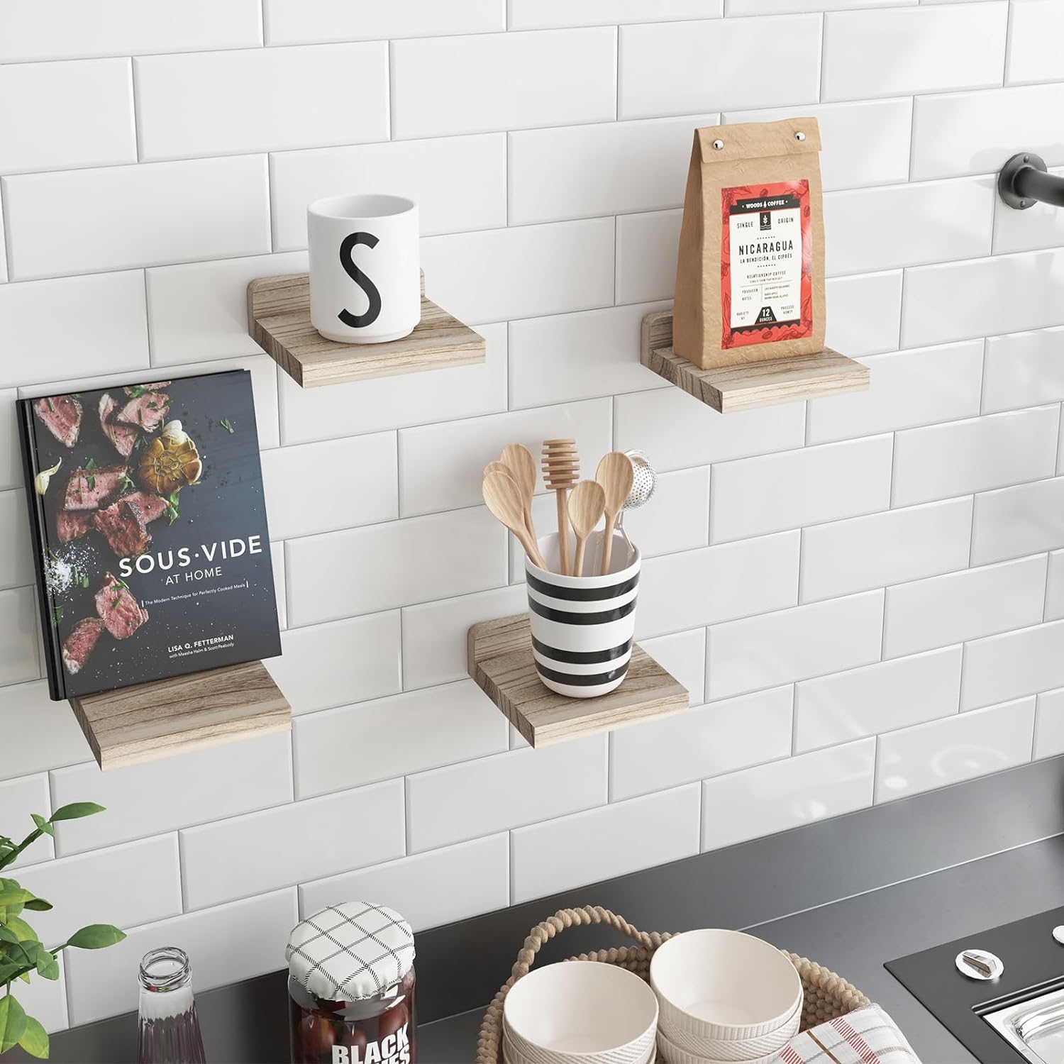 Haven Floating Shelves - Zestaw 4