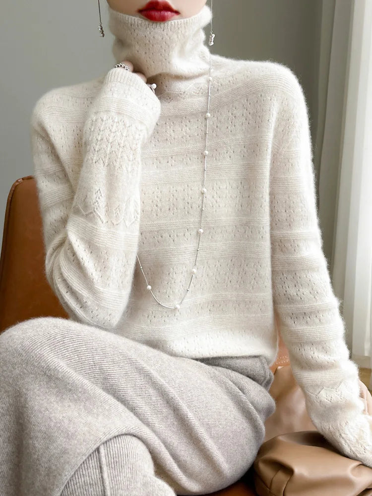 Sweter z wełny Camille wełniany