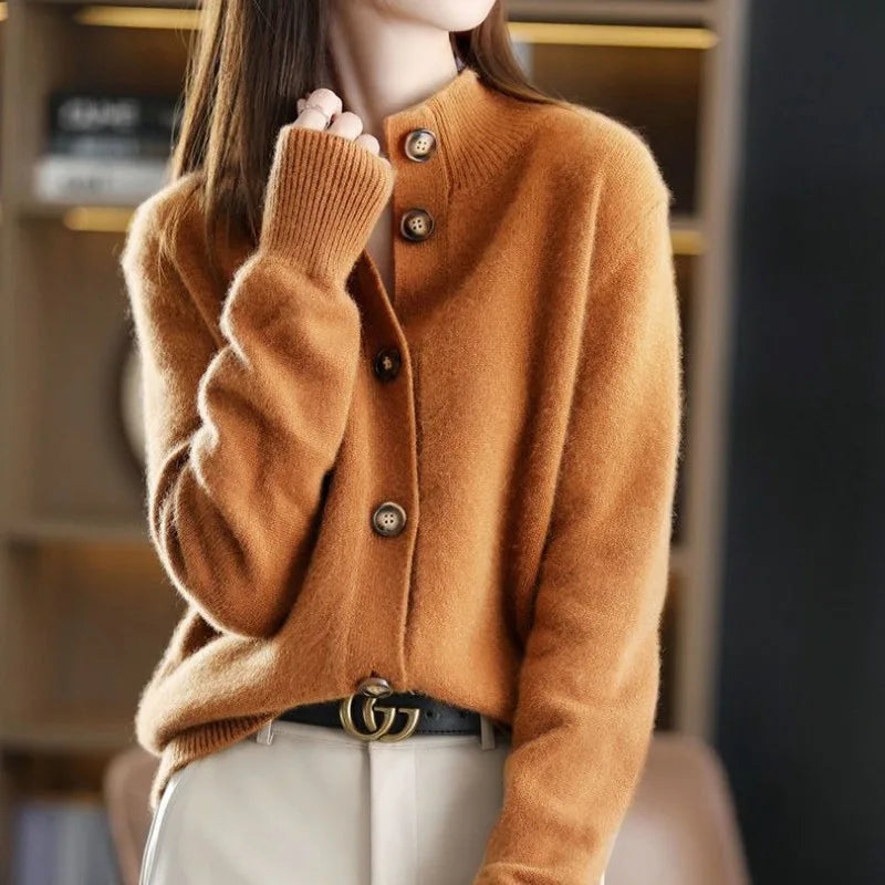 Sweter kasztanowy