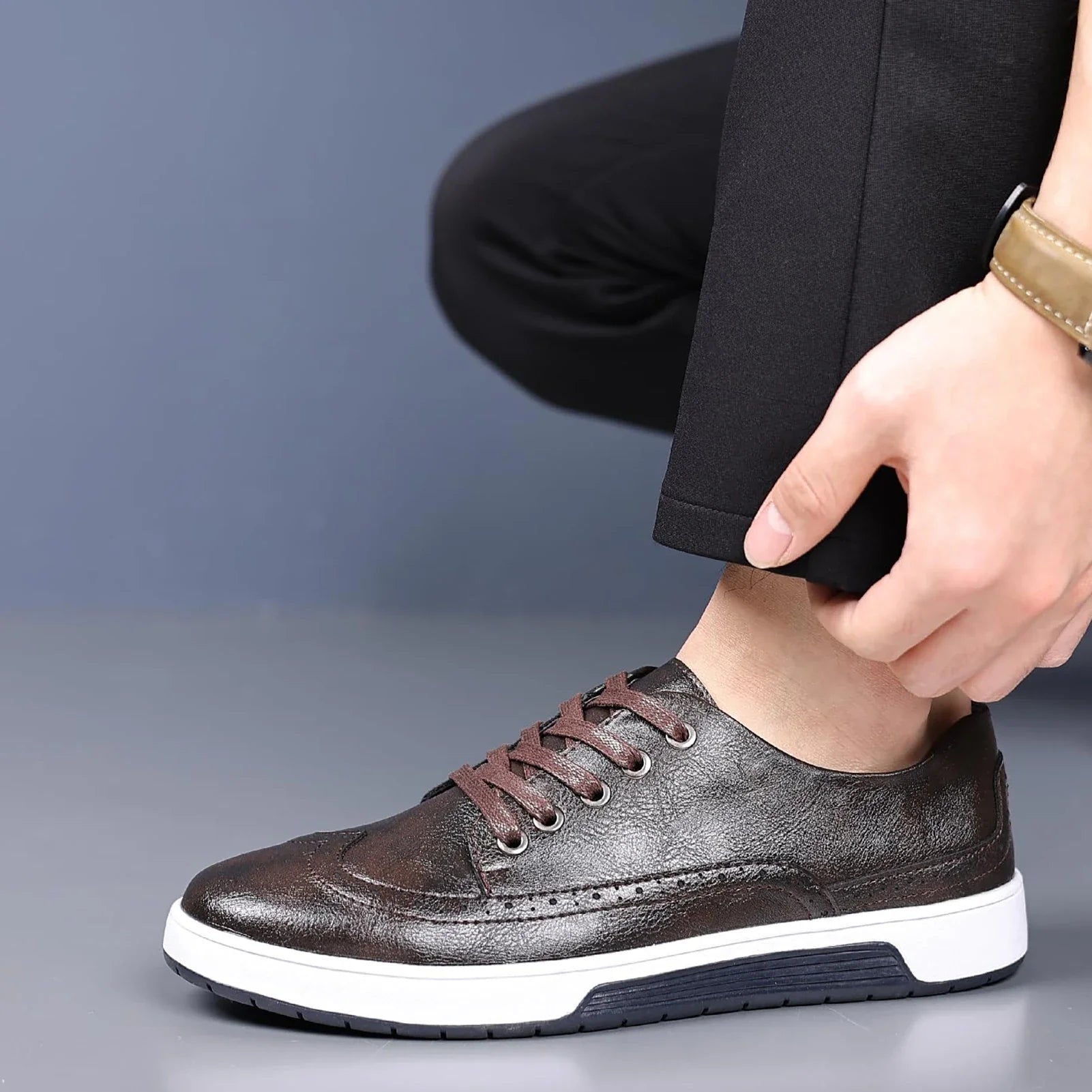 Valenti Leather Brogues