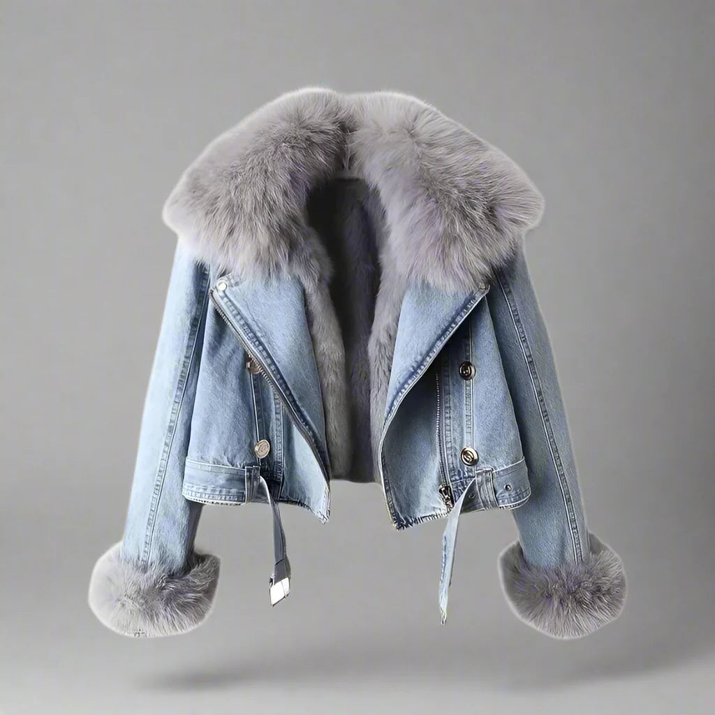 Monroe Fur Flar Juinm Jacket