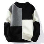 Sweter blokowy Alvano Chenille