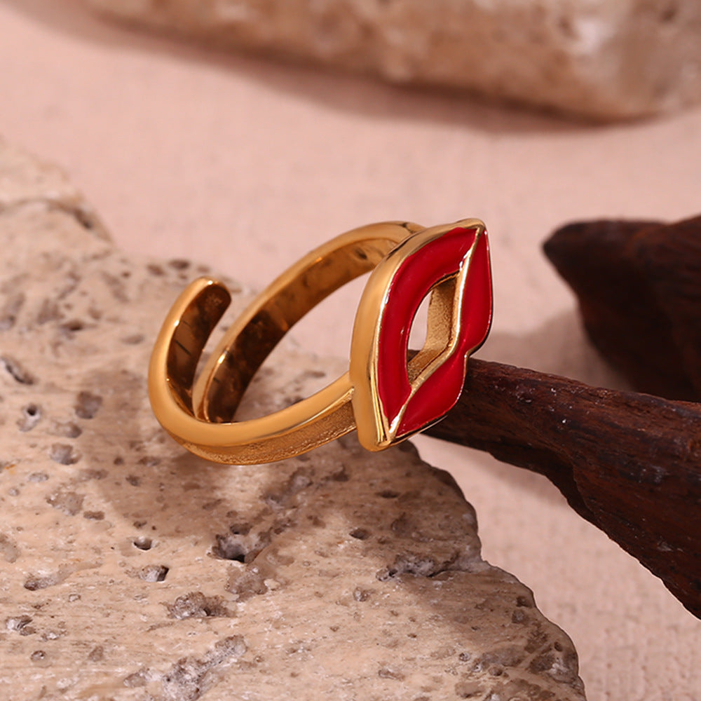 The Red Kiss Ring