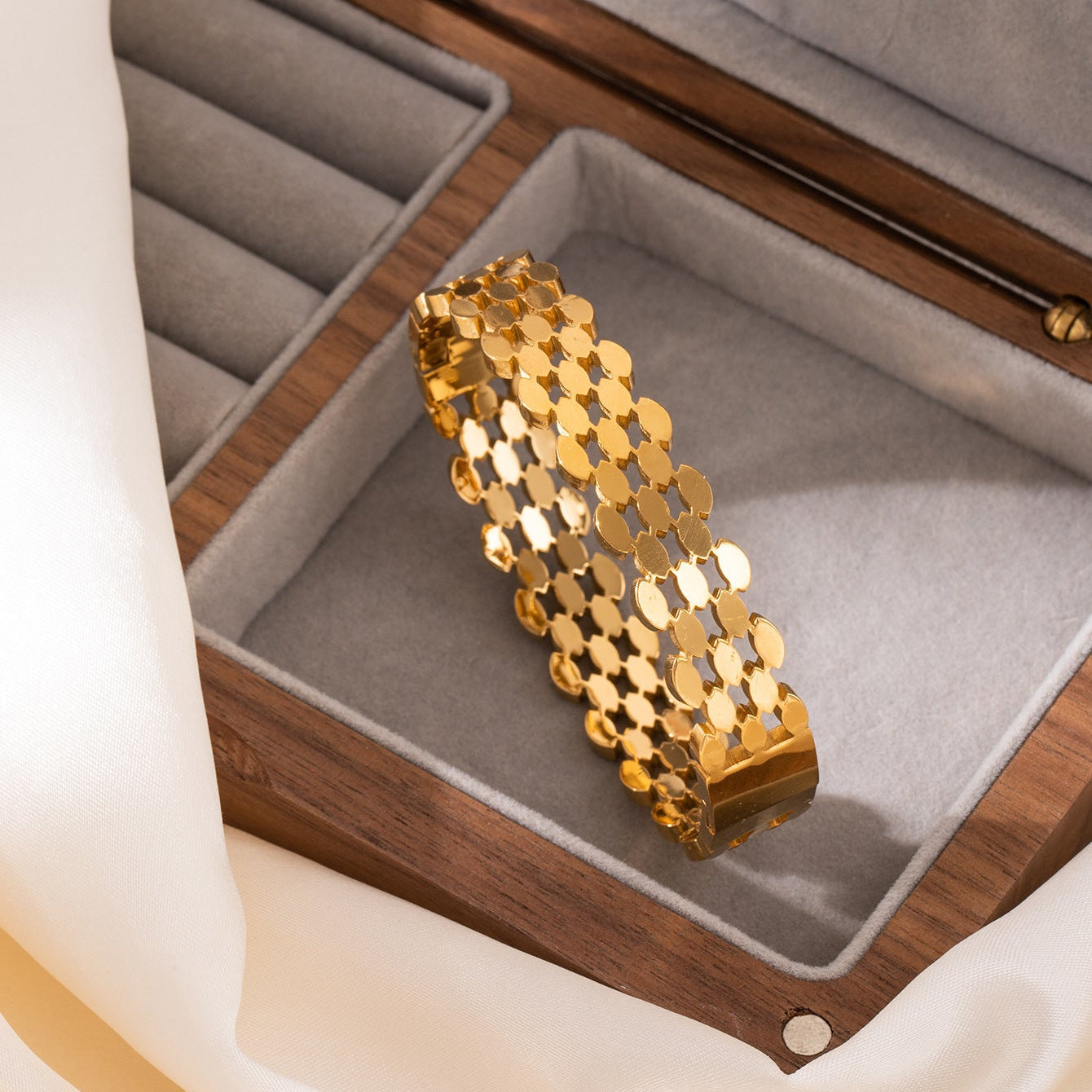 Honeycomb Bangle