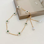 Green Daisy Bracelet